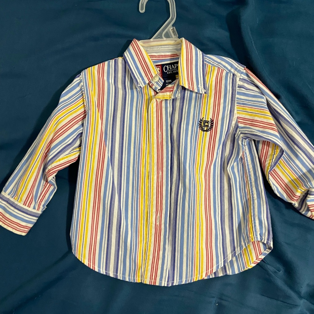 12m button down boys shirt